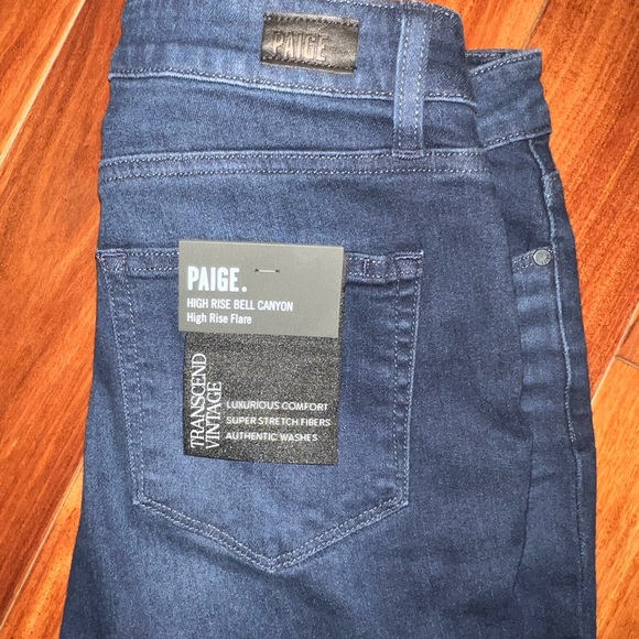 PAIGE JEANS DENIM FLARE DESIGNER 29 - Picture 4 of 4